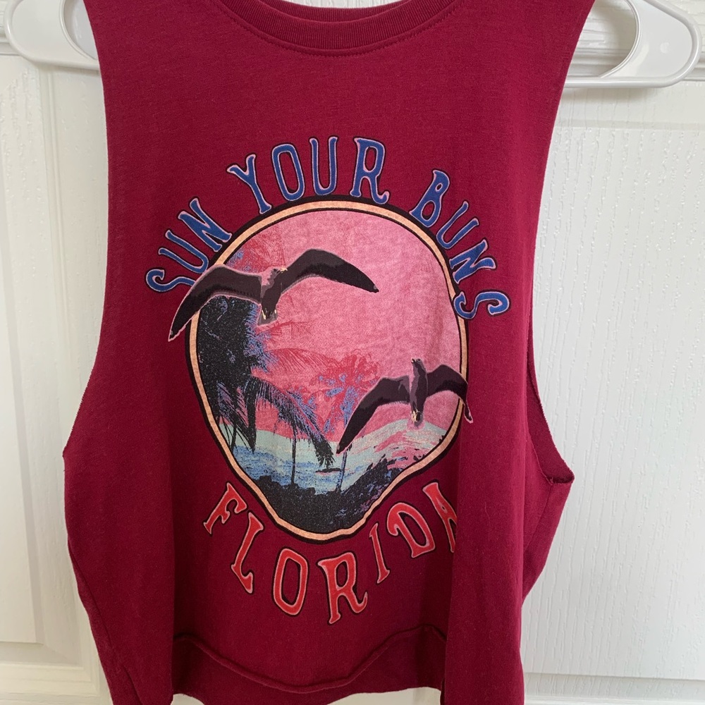 Forever 21 Size Small Maroon Tank Top
